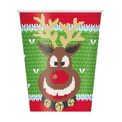 Ugly Sweater - 9oz Paper Cups (8ct) - Party Expo