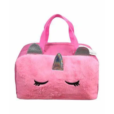 Unicorn Furry Duffle Bag - Party Expo
