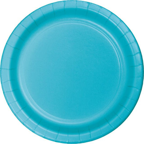 Value Bermuda Blue 9" Plate - SKU:553552- - UPC:073525875996 - Party Expo