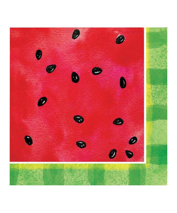 Watermelon Slices Lunch Napkins (16ct) - Party Expo