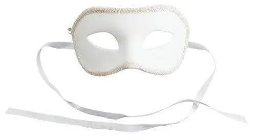 White Half Mask - Party Expo