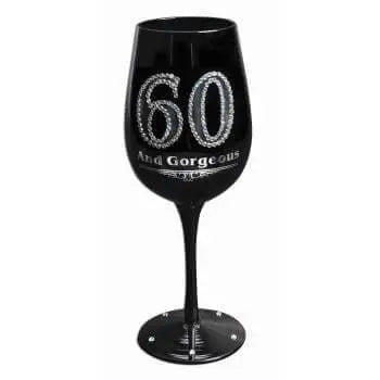 Wine Glass 60 And Gorgeous - Party Expo