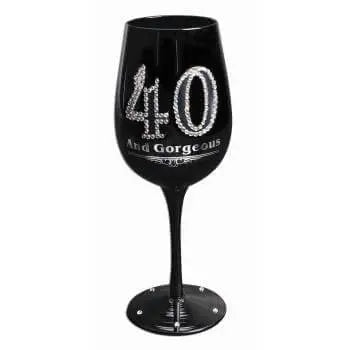 Wine Goblets 40" Black Party Expo