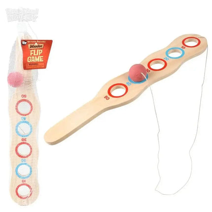 Wooden Flip Paddle Game - Party Expo