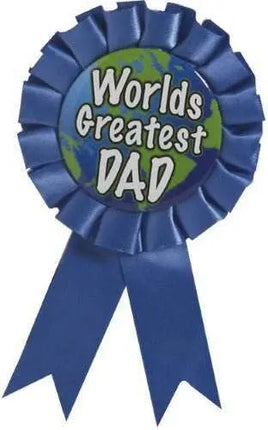 World's Greatest Dad Award Father's Day Ribbon - Party Expo