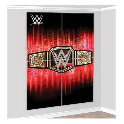 WWE Wrestling Smash Wall Poster Decorating Kit (4pcs) - Party Expo