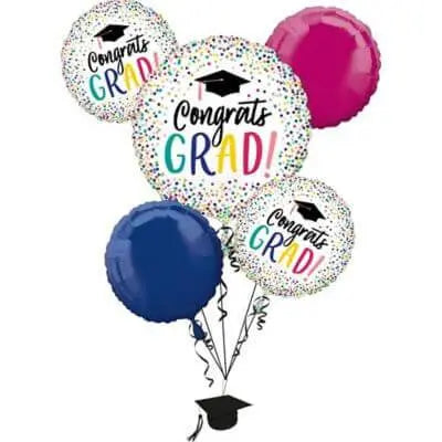 Yay Grad Foil Balloon Bouquet - Party Expo