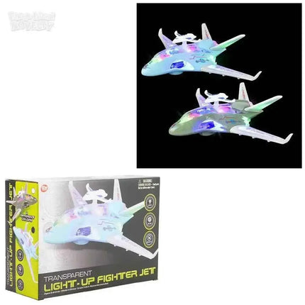 10.5" Light-Up Transparent Jet Party Expo  