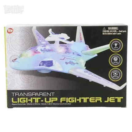 10.5" Light-Up Transparent Jet Party Expo  