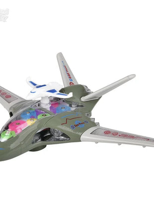 10.5" Light-Up Transparent Jet - SKU:VE-TRLJE - UPC:097138946973 - Party Expo