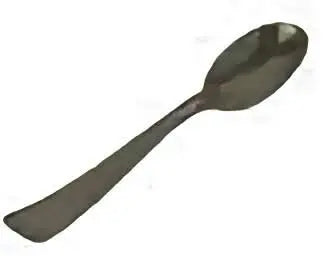 10" Black Salad Spoon Party Expo  