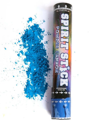 12" Powder Spirit Stick - Blue - SKU:PE-00505 - UPC:099996002853 - Party Expo