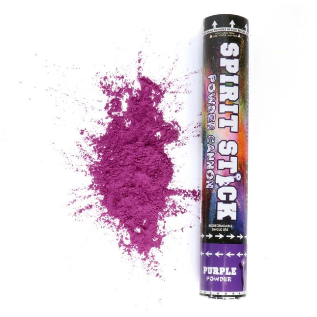 12" Powder Spirit Stick- Purple - SKU:PE-00508 - UPC:099996002884 - Party Expo