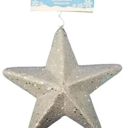 12" Christmas Glitter Foam Star Ornament Party Expo  