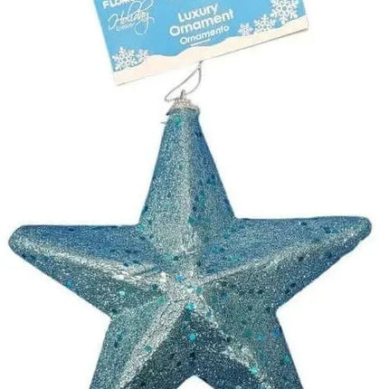 12" Christmas Glitter Foam Star Ornament Party Expo  