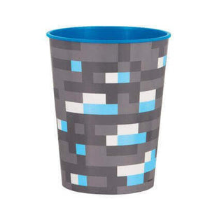 16oz Minecraft Plastic Favor Cup - SKU:79407 - UPC:011179794072 - Party Expo