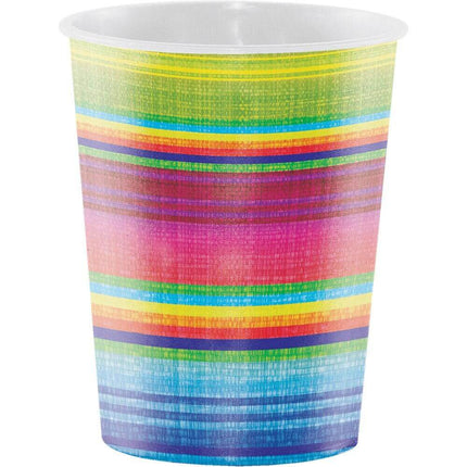 16oz Serape Plastic Cup - SKU:324360 - UPC:039938414542 - Party Expo