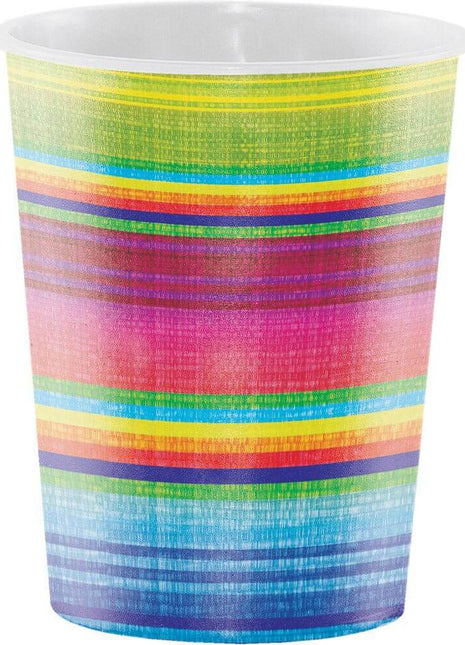 16oz Serape Plastic Cup - SKU:324360 - UPC:039938414542 - Party Expo