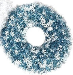 18" Christmas Tinsel Wreath (1ct) - SKU:XOV3180 - UPC: - Party Expo