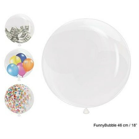 18" Funny Bubble Balloon - SKU:85384 - UPC:8712364853841 - Party Expo