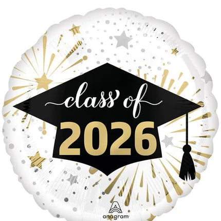 18" Class of 2026 Mylar Balloon Party Expo  