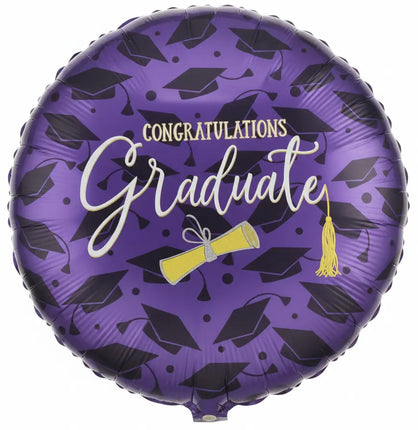 18" Glitter Diploma Grad Mylar Balloon - G32