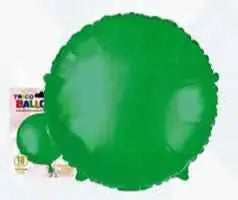 18" Round Green Mylar Balloon #441 Party Expo  