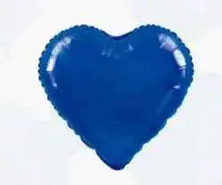 18" Royal Blue Heart Mylar Balloon #440 Party Expo  