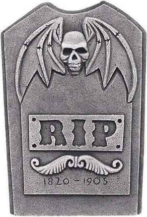 19" Decorative RIP Tombstone with Stand (1ct) Party Expo  