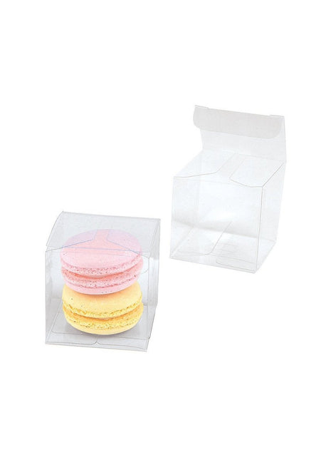 2" Clear Plastic Favor Boxes - SKU:13705341 - UPC:889070149112 - Party Expo