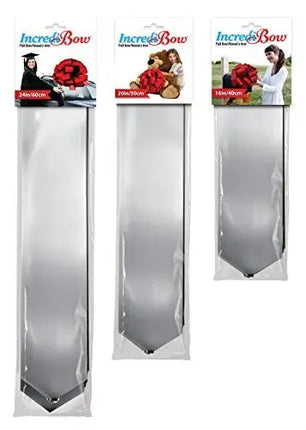 20" Incredibow Metallic Silver Pullbow Party Expo  