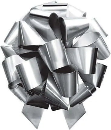 20" Incredibow Metallic Silver Pullbow Party Expo  