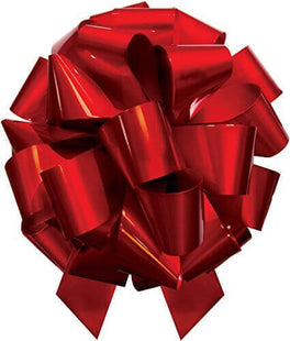 20" Incredibow Red Lacquer Pullbow - SKU:53651 - UPC:071444536516 - Party Expo