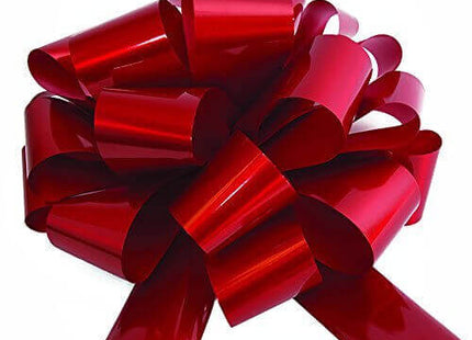 20" Incredibow Red Lacquer Pullbow - SKU:53651 - UPC:071444536516 - Party Expo