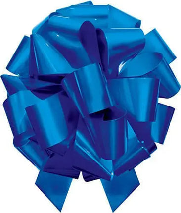 20" Incredibow Royal Blue Lacquer Pullbow Party Expo  