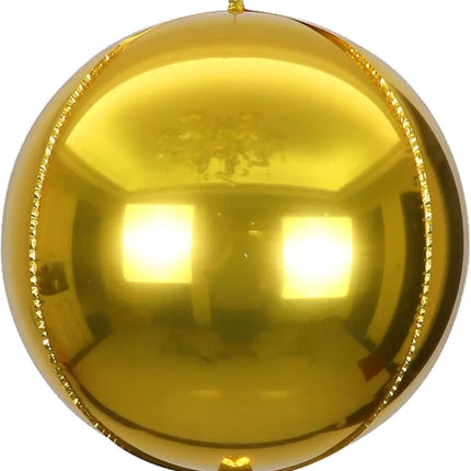 24" Round 4D Balloon - Gold Party Expo  