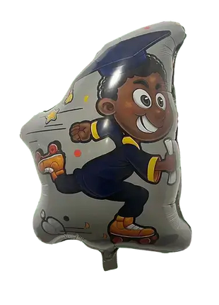 26" Boy Graduation Mylar Balloon - SKU: - UPC:273047855784 - Party Expo