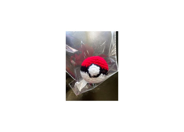 3" Crochet Pokemon Ball - SKU: - UPC:272368180124 - Party Expo