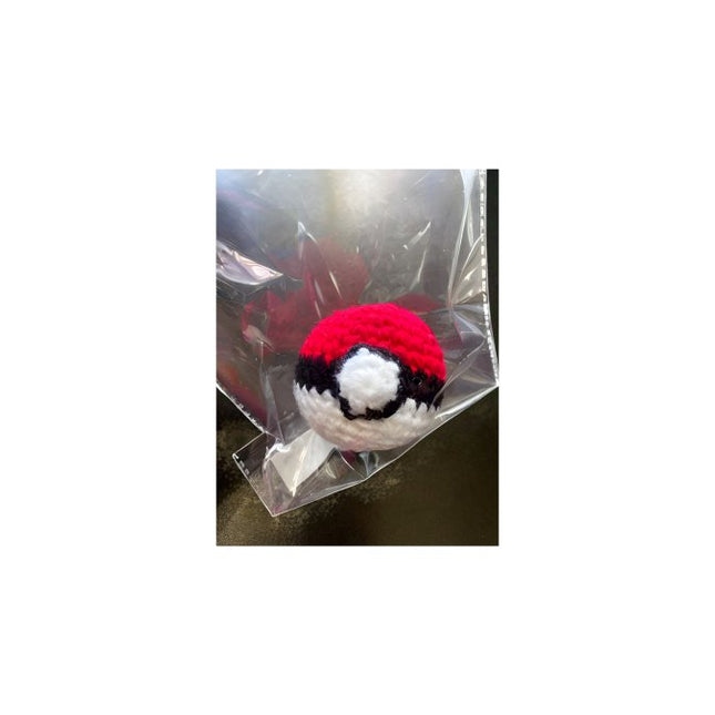 3" Crochet Pokemon Ball - SKU: - UPC:272368180124 - Party Expo