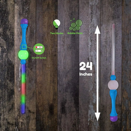 31.5" Blue Bubble Sword with 2 Bubble Solutions (1ct) Party Expo  