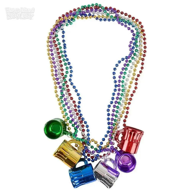 33" Metallic Beer Mug Beads Party Expo  