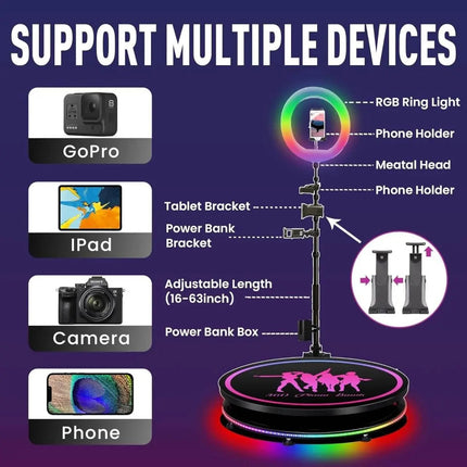 360 Photo Booth Machine (FOR RENTAL ONLY) - Party Expo