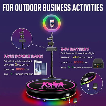 360 Photo Booth Machine (FOR RENTAL ONLY) - Party Expo