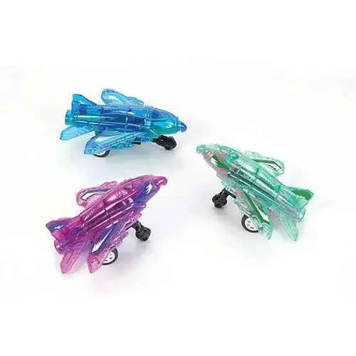 3" Press & Go Transparent Airplane (1ct) Party Expo  