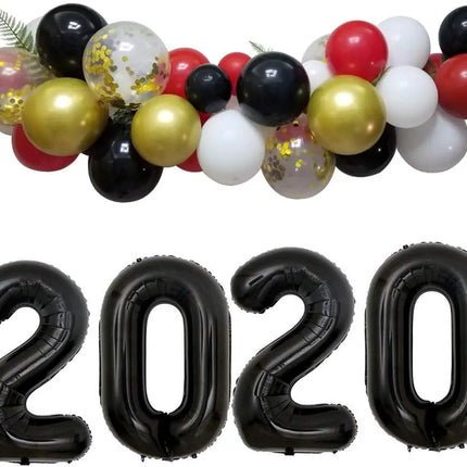 40" 2020 Black Mylar Balloon (1ct) Party Expo  