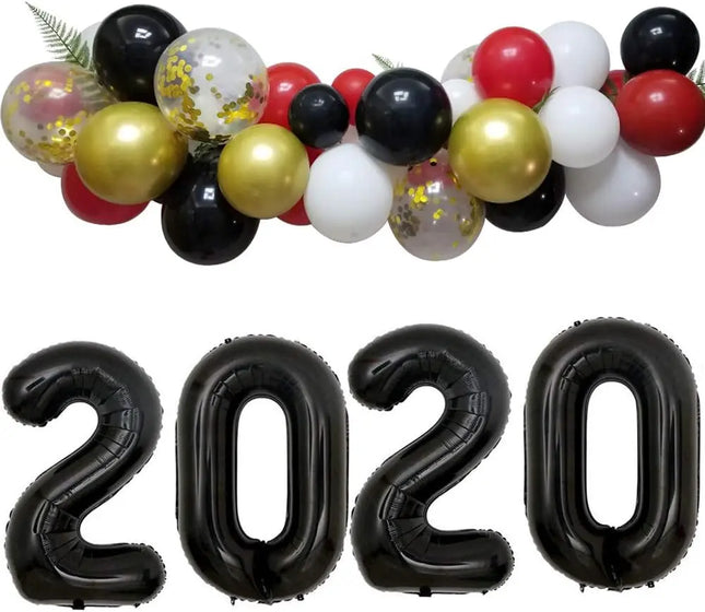 40" 2020 Black Mylar Balloon (1ct) Party Expo  