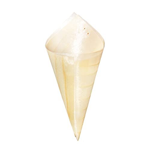 5" Wooden Cones - 100 count - SKU:N050077 - UPC:098382234960 - Party Expo