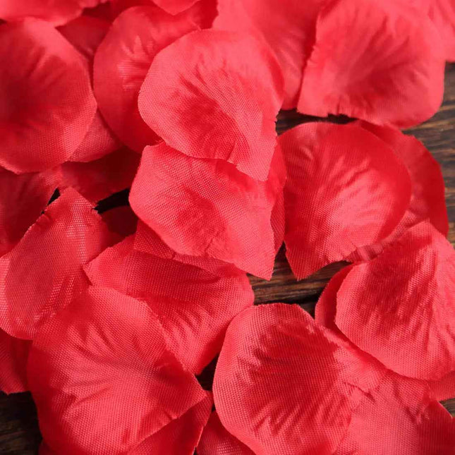 500 Red Silk Rose Petals Party Expo  