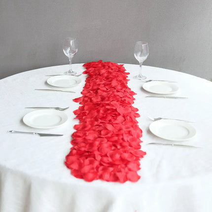 500 Red Silk Rose Petals Party Expo  
