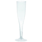 5.5oz Clear Champagne Flutes - SKU:350103.86 - UPC:048419766766 - Party Expo